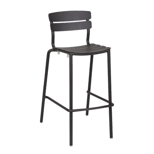 Antibes Bar Stool with Backrest