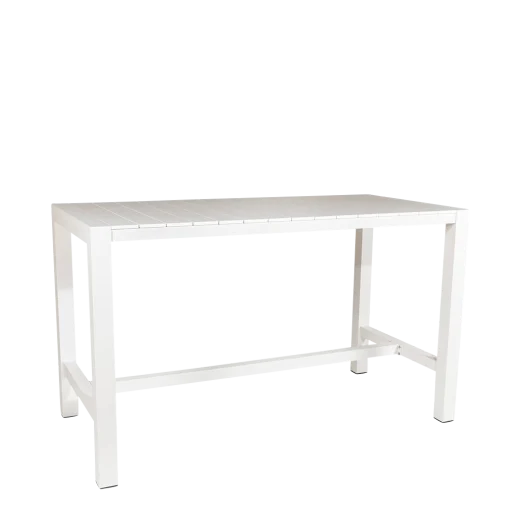 Cannes Aluminium & Polywood Outdoor Bar Table 185 x 90cm
