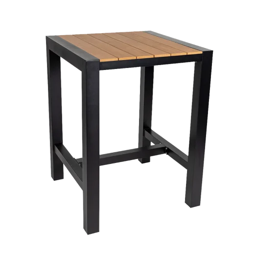 Cannes Aluminium & Polywood Outdoor Bar Table 84cm