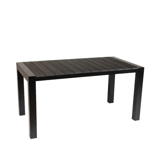 Cannes Aluminium & Polywood Outdoor Dining Table 151 x 80cm