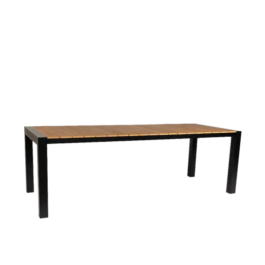 Cannes Aluminium & Polywood Outdoor Dining Table 230 x 90cm