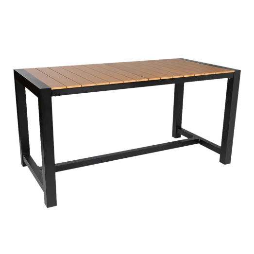 Cannes Aluminium & Polywood Outdoor Counter Table 185 x 90cm