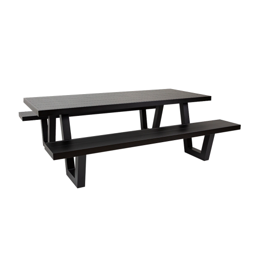 Wave Aluminium Outdoor Picnic Table 220cm